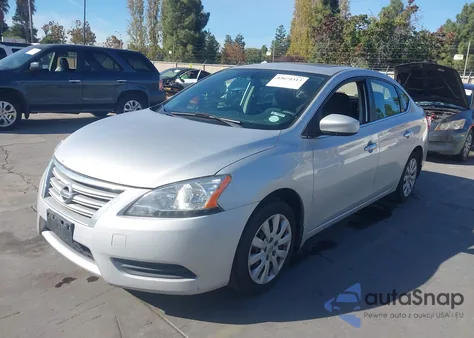 2013 Nissan Sentra Sv z USA, uszkodzony, nr VIN 3N1AB7AP1DL738176